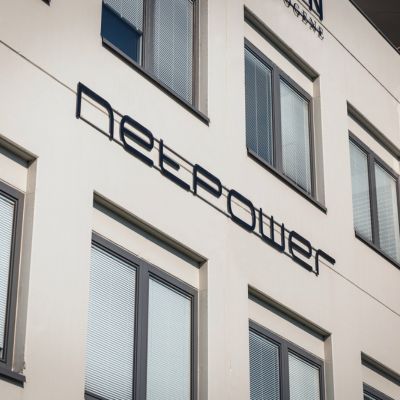 netpower logo på fasade