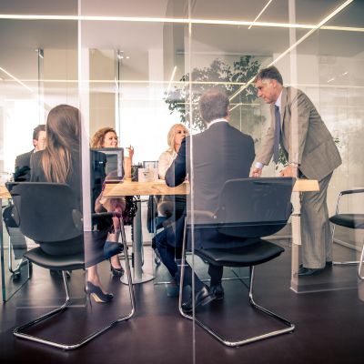 forretningsfolk i et møte